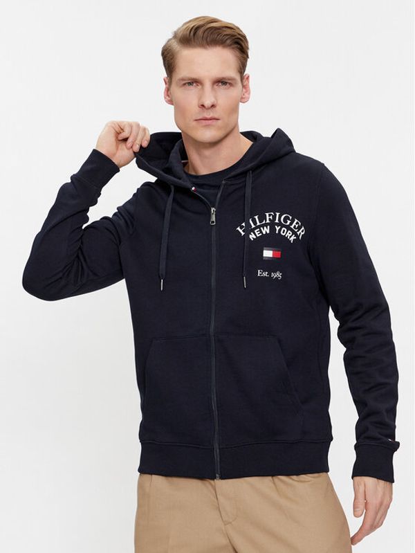 Tommy Hilfiger Tommy Hilfiger Jopa Arched Varsity MW0MW33644 Mornarsko modra Regular Fit