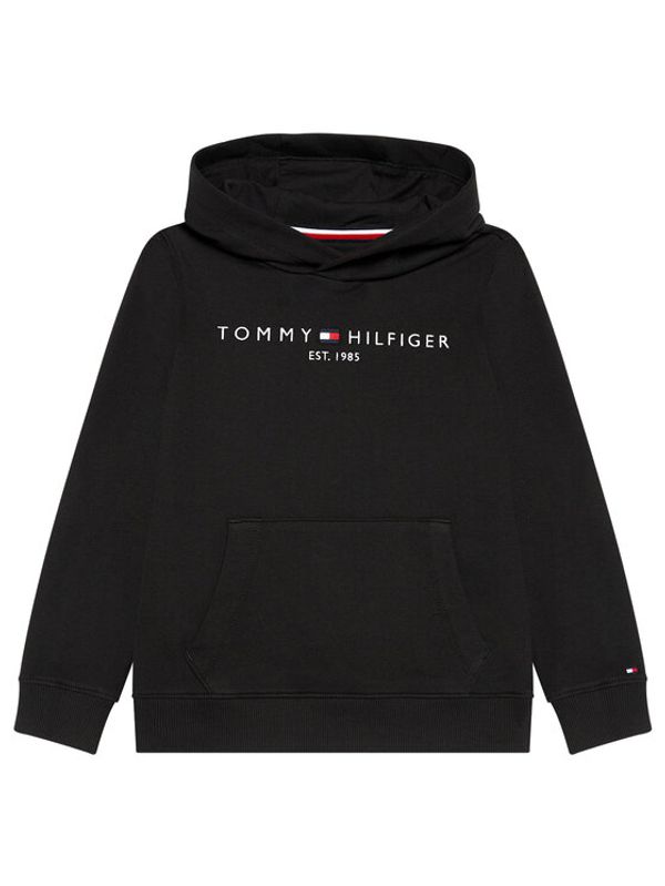 Tommy Hilfiger Tommy Hilfiger Jopa Essential Hoody KS0KS00213 Črna Regular Fit