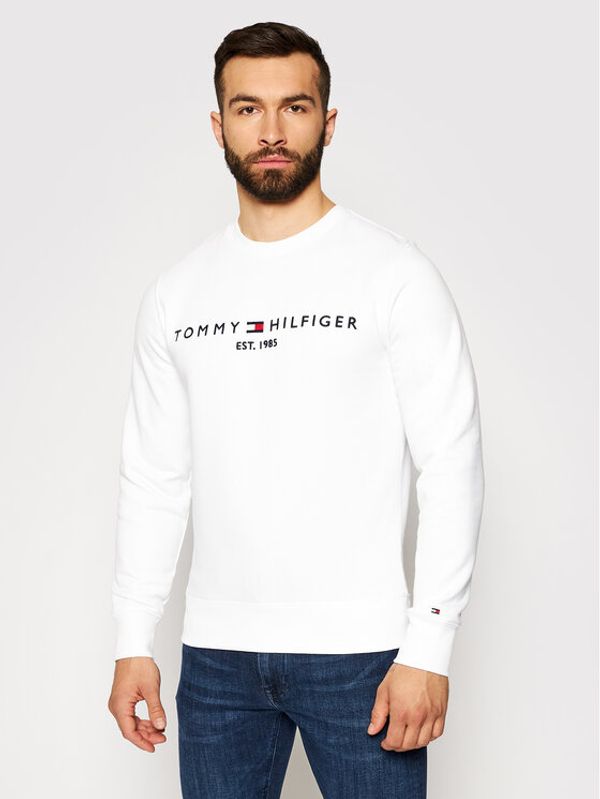 Tommy Hilfiger Tommy Hilfiger Jopa Logo MW0MW11596 Bela Regular Fit