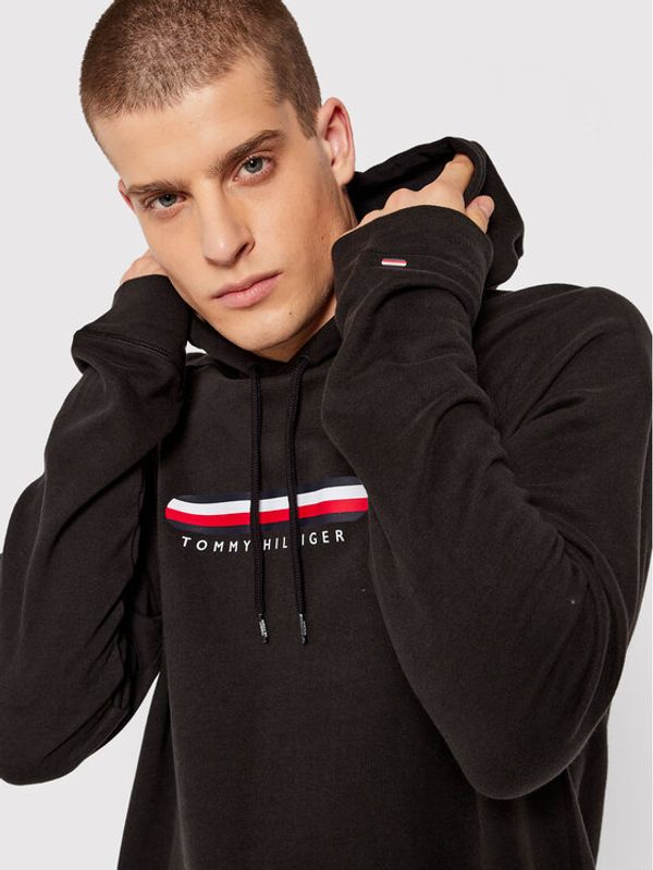 Tommy Hilfiger Tommy Hilfiger Jopa Oh Hoodie UM0UM02385 Črna Regular Fit