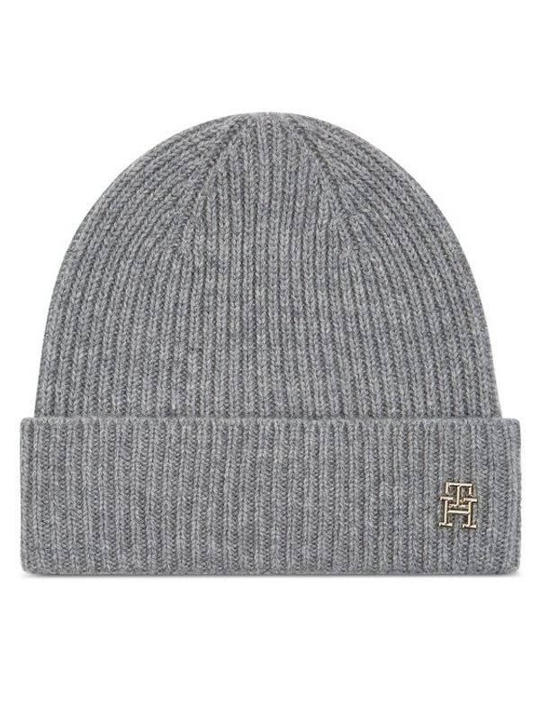 Tommy Hilfiger Tommy Hilfiger Kapa Cashmere Chic Beanie AW0AW15321 Siva