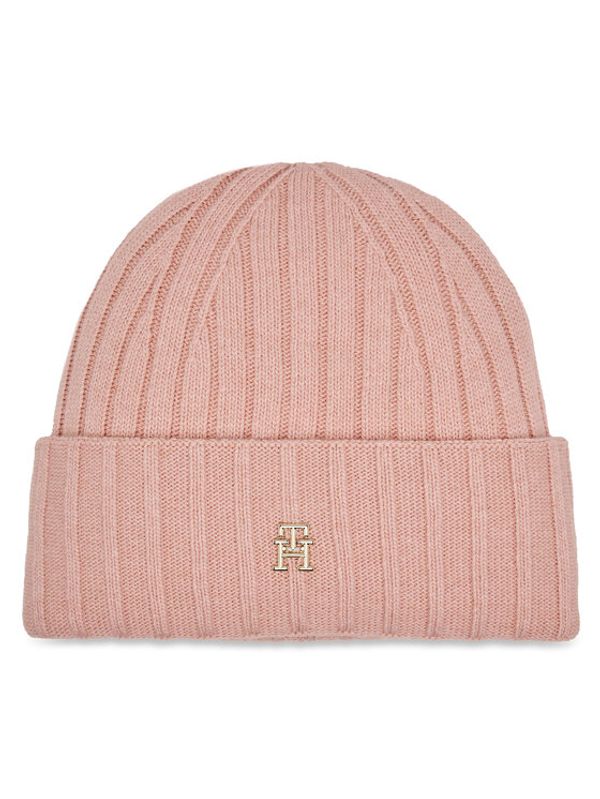 Tommy Hilfiger Tommy Hilfiger Kapa Essential Chic Beanie AW0AW15779 Roza