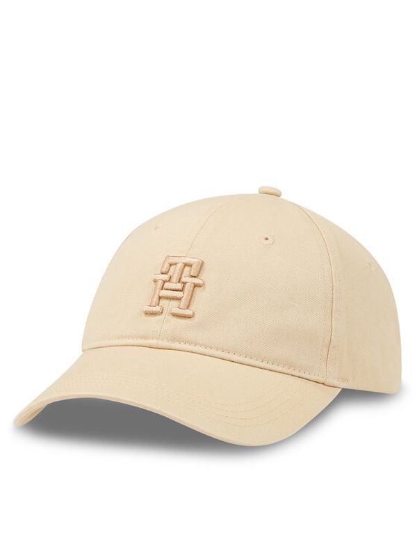 Tommy Hilfiger Tommy Hilfiger Kapa s šiltom Beach Summer Soft Cap AW0AW16170 Bež