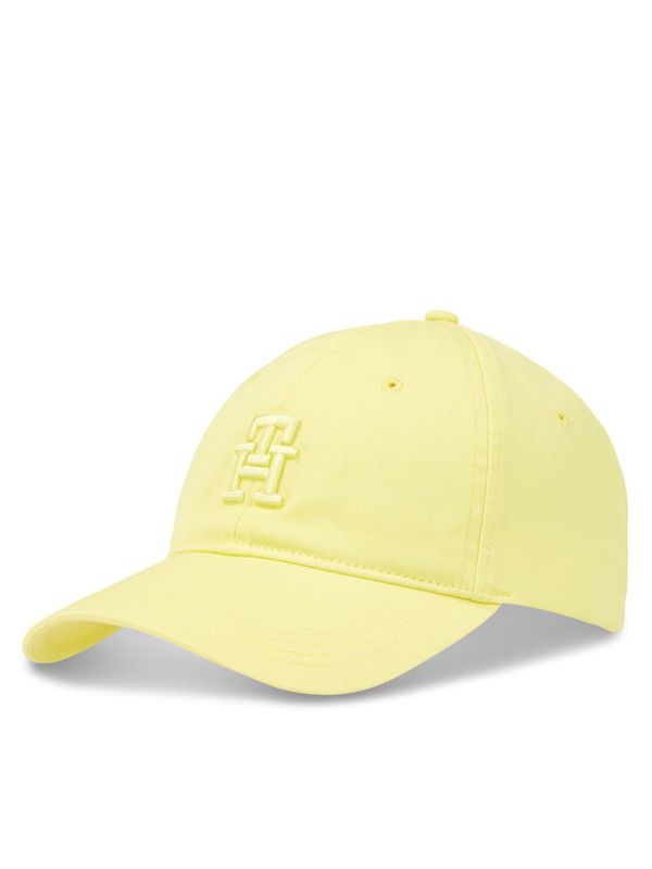 Tommy Hilfiger Tommy Hilfiger Kapa s šiltom Beach Summer Soft Cap AW0AW16170 Rumena