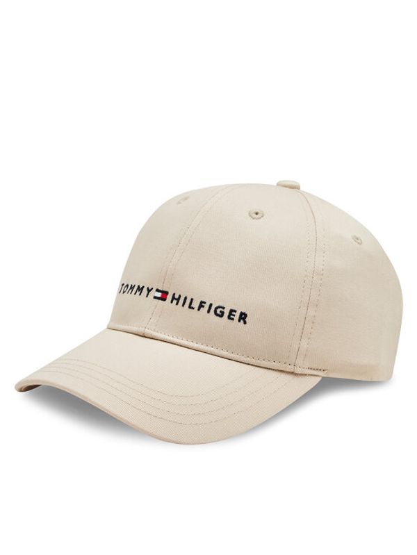 Tommy Hilfiger Tommy Hilfiger Kapa s šiltom Essential Cap AU0AU01667 Bež