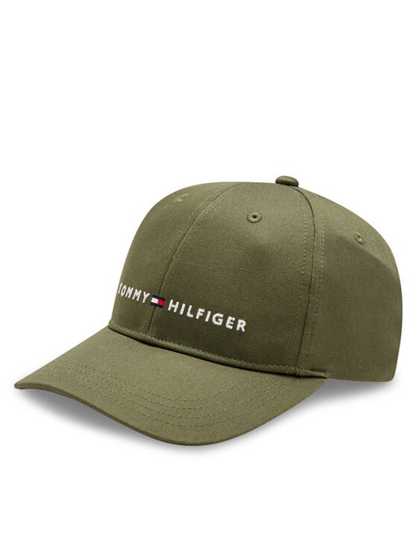 Tommy Hilfiger Tommy Hilfiger Kapa s šiltom Essential Cap AU0AU01667 Khaki