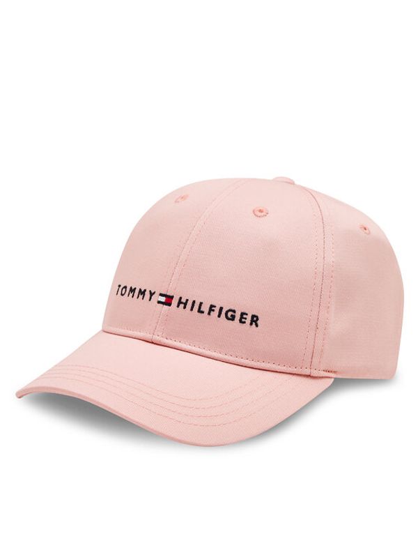 Tommy Hilfiger Tommy Hilfiger Kapa s šiltom Essential Cap AU0AU01667 Roza