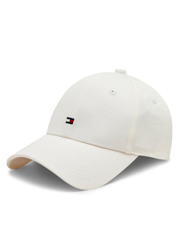 Tommy Hilfiger Tommy Hilfiger Kapa s šiltom Essential Flag Cap AW0AW16360 Bela