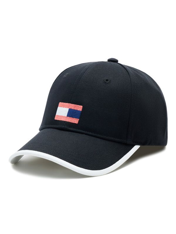 Tommy Hilfiger Tommy Hilfiger Kapa s šiltom Flag AU0AU01732 Črna