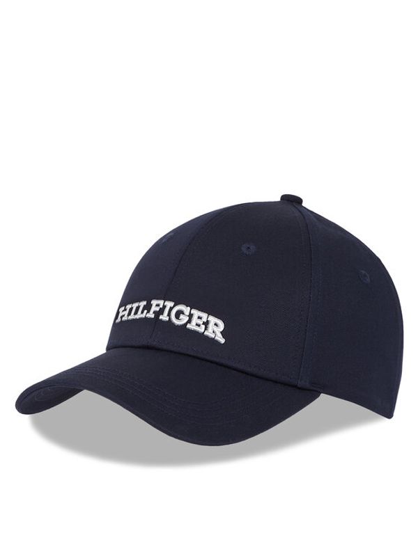 Tommy Hilfiger Tommy Hilfiger Kapa s šiltom Hilfiger Prep Cap AW0AW16040 Mornarsko modra