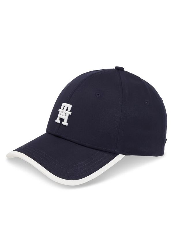 Tommy Hilfiger Tommy Hilfiger Kapa s šiltom Th Contemporary Cap AW0AW15786 Mornarsko modra