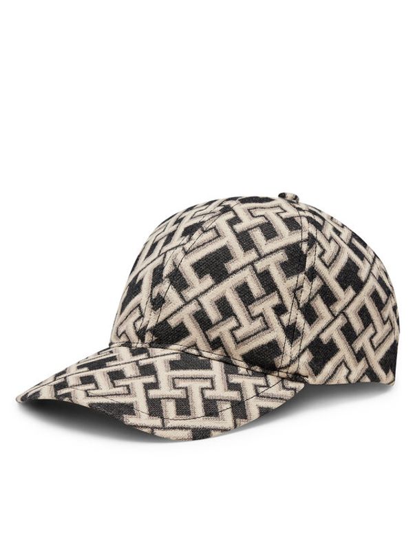 Tommy Hilfiger Tommy Hilfiger Kapa s šiltom Th Contemporary Mono Cb Cap AW0AW15773 Črna