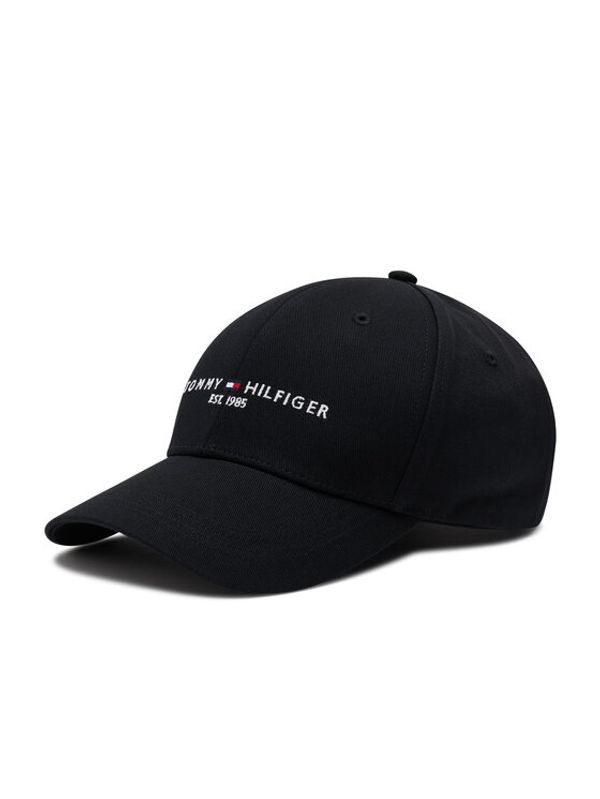 Tommy Hilfiger Tommy Hilfiger Kapa s šiltom Th Established Cap AM0AM07352 Črna