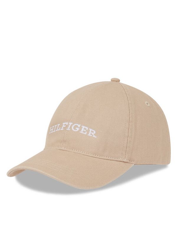 Tommy Hilfiger Tommy Hilfiger Kapa s šiltom Th Monotype Soft 6 Panel Cap AM0AM12154 Bež