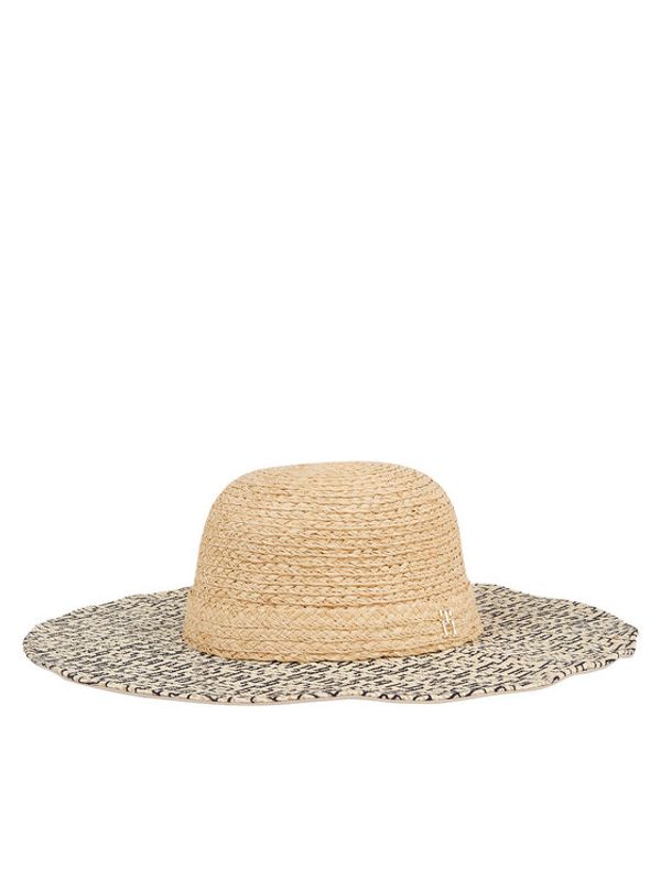 Tommy Hilfiger Tommy Hilfiger Klobuk Beach Summer Straw Hat AW0AW16042 Écru