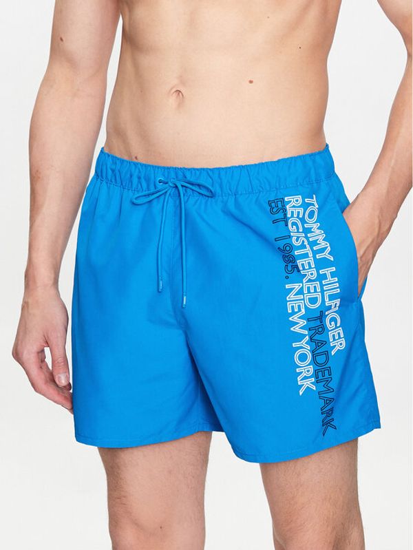 Tommy Hilfiger Tommy Hilfiger Kopalne hlače UM0UM02742 Modra Regular Fit