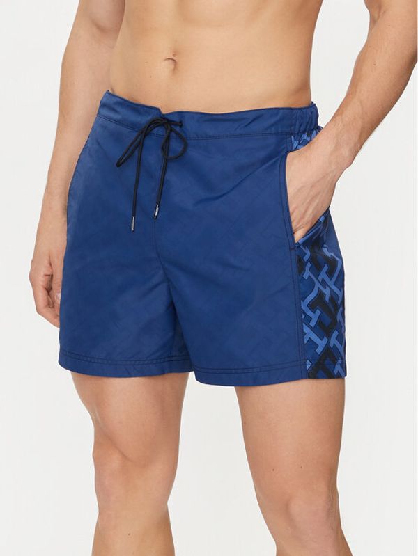 Tommy Hilfiger Tommy Hilfiger Kopalne hlače UM0UM03211 Mornarsko modra Slim Fit