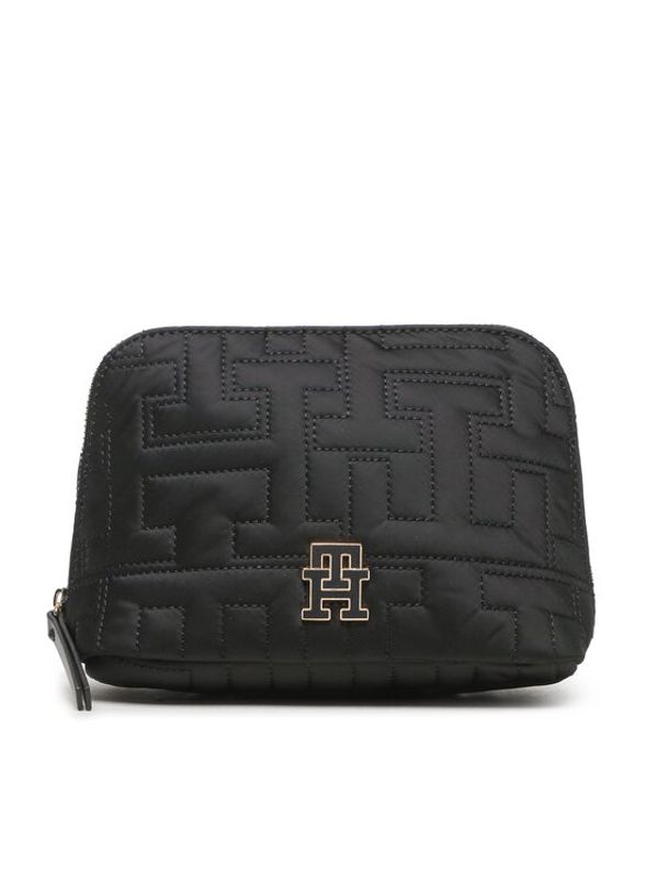 Tommy Hilfiger Tommy Hilfiger Kozmetični kovček Th Chic Nylon Washbag AW0AW15122 Črna