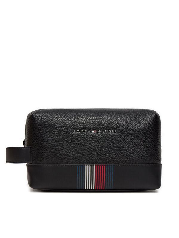 Tommy Hilfiger Tommy Hilfiger Kozmetični kovček Transit Medium Washbag AM0AM12516 Črna