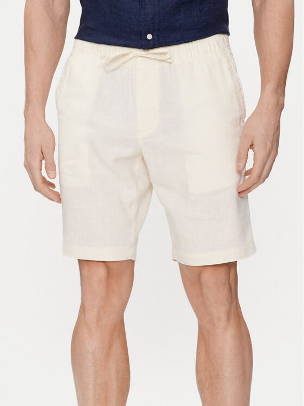 Tommy Hilfiger Tommy Hilfiger Kratke hlače iz tkanine Harlem MW0MW34498 Bež Regular Fit