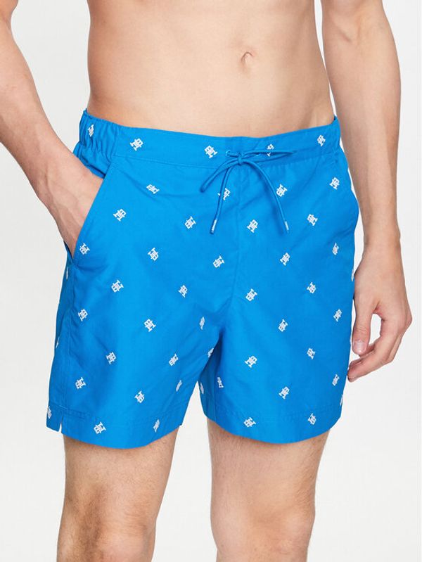 Tommy Hilfiger Tommy Hilfiger Kratke hlače za na plažo UM0UM02792 Modra Slim Fit