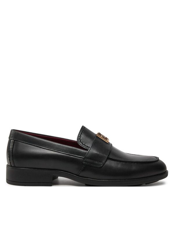 Tommy Hilfiger Tommy Hilfiger Loaferke Th Leather Classic Loafer FW0FW07961 Črna