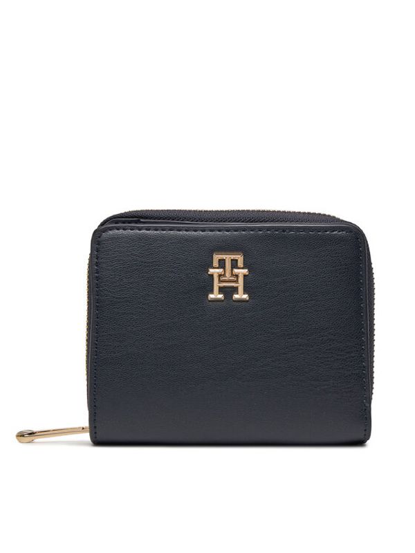 Tommy Hilfiger Tommy Hilfiger Majhna ženska denarnica Iconic Tommy Med Za AW0AW15748 Mornarsko modra