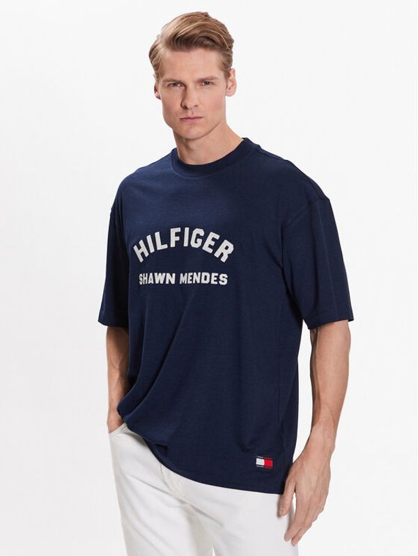 Tommy Hilfiger Tommy Hilfiger Majica Archive MW0MW31189 Mornarsko modra Relaxed Fit