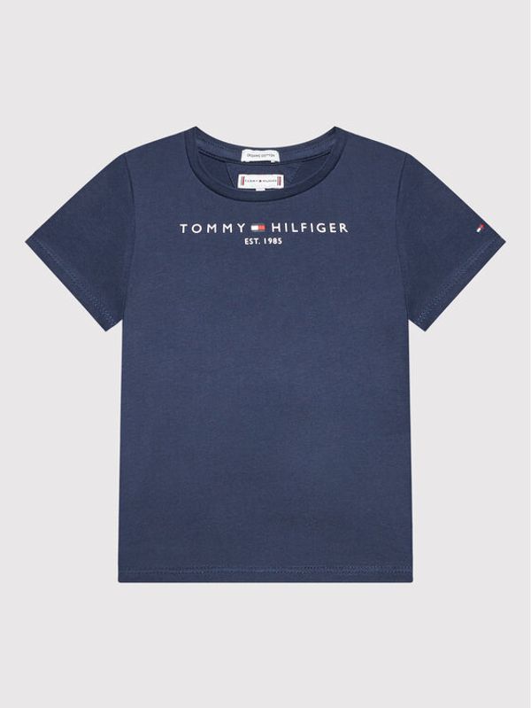 Tommy Hilfiger Tommy Hilfiger Majica Essential KG0KG06585 Mornarsko modra Regular Fit