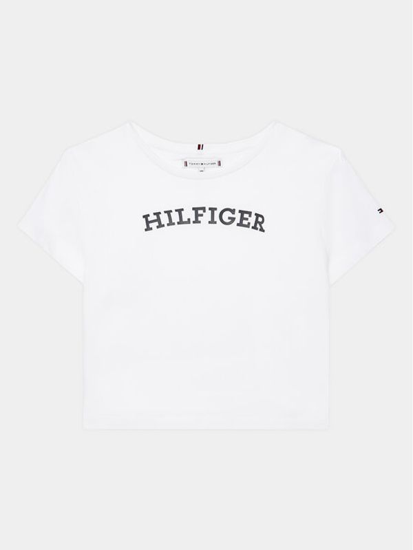 Tommy Hilfiger Tommy Hilfiger Majica Monotype KG0KG07431 D Bela Regular Fit