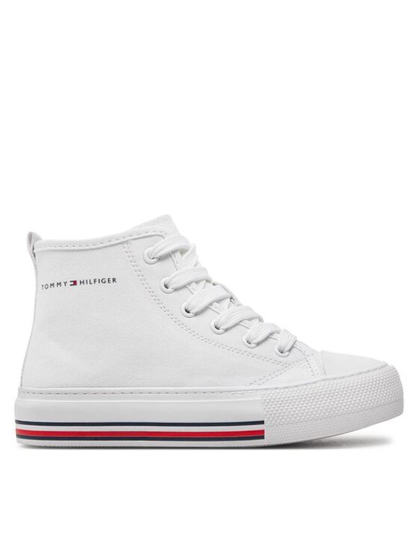 Tommy Hilfiger Tommy Hilfiger Modne superge High Top Lace-Up Sneaker T3A9-33188-1687 M Bela