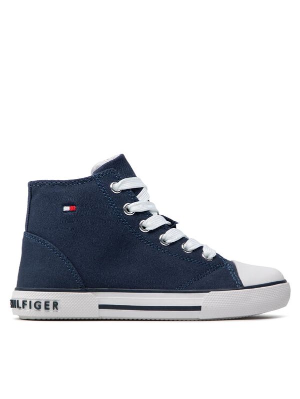 Tommy Hilfiger Tommy Hilfiger Modne superge High Top Lace-Up Sneaker T3X4-32209-0890 M Mornarsko modra