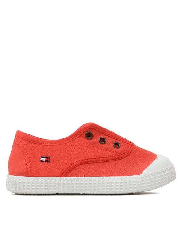 Tommy Hilfiger Tommy Hilfiger Modne superge Low Cut Easy-On Sneaker T1X9-32824-0890 S Koral