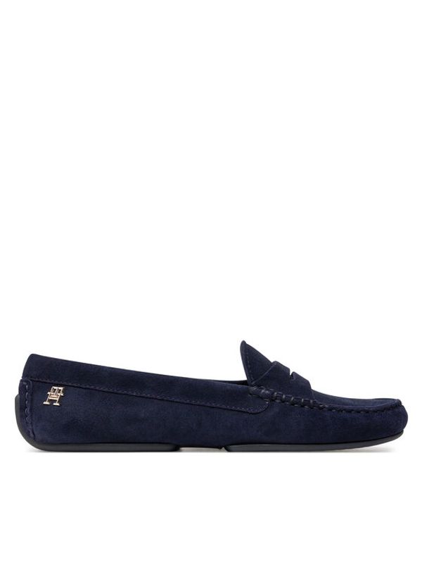 Tommy Hilfiger Tommy Hilfiger Mokasini Th Suede Driver Loafer FW0FW08563 Mornarsko modra