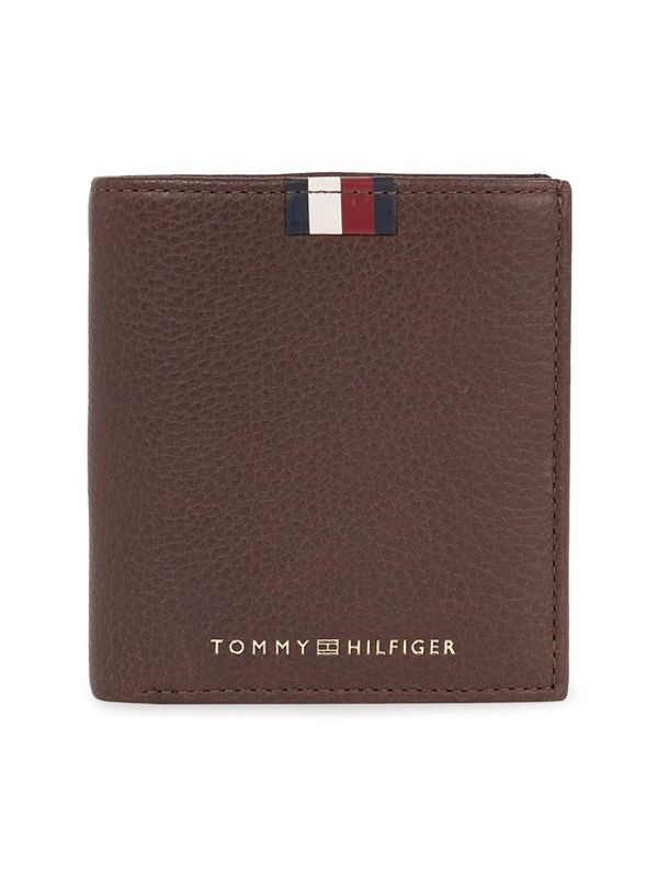 Tommy Hilfiger Tommy Hilfiger Moška denarnica Th Corp Leather Trifold AM0AM11597 Rjava