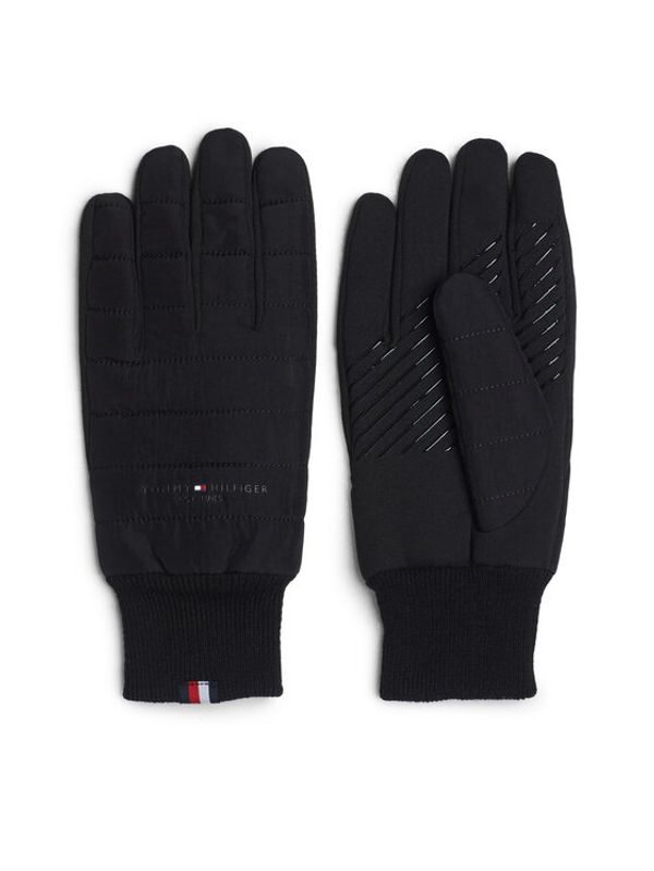 Tommy Hilfiger Tommy Hilfiger Moške rokavice Th Established Mix Nylon Gloves AM0AM07884 Črna