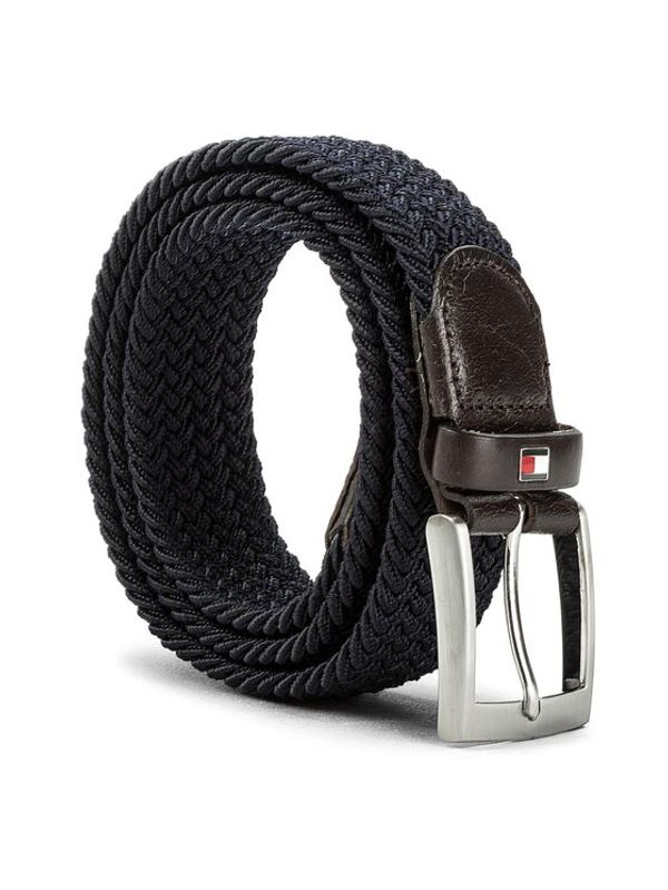 Tommy Hilfiger Tommy Hilfiger Moški pas New Adan Belt 3.5 AM0AM02801 85 Mornarsko modra