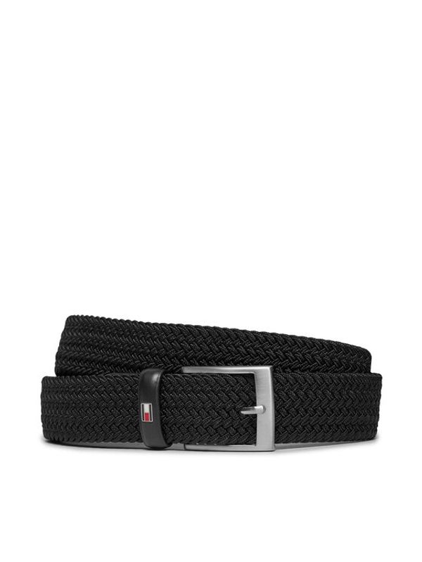 Tommy Hilfiger Tommy Hilfiger Moški pas New Adan Belt 3.5Cm AM0AM02801 Črna