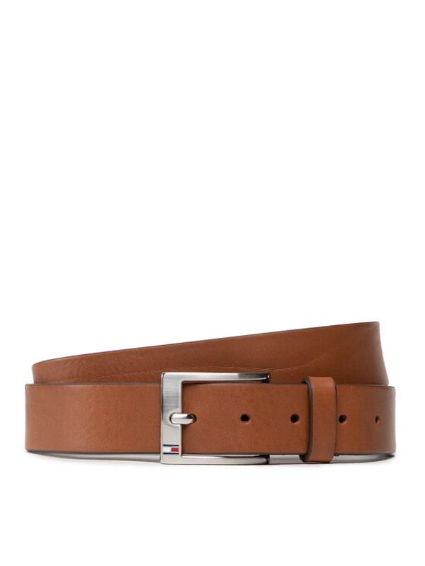 Tommy Hilfiger Tommy Hilfiger Moški pas New Aly Belt AM0AM08363 Rjava