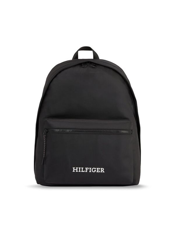 Tommy Hilfiger Tommy Hilfiger Nahrbtnik Th Monotype Dome Backpack AM0AM12112 Črna