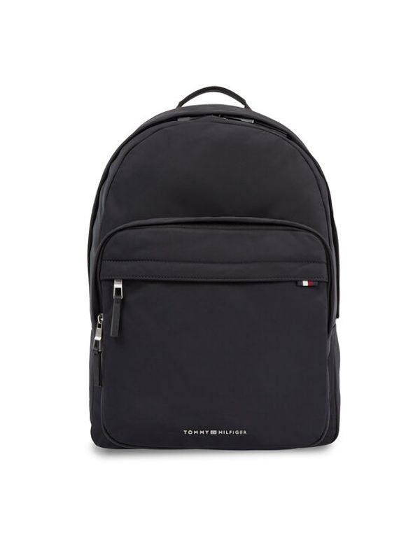 Tommy Hilfiger Tommy Hilfiger Nahrbtnik Th Signature Backpack AM0AM12214 Črna