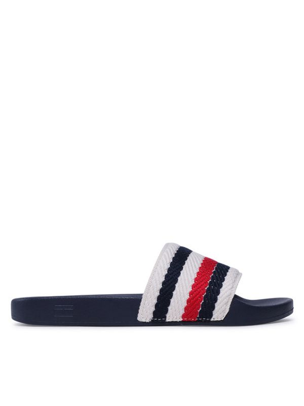 Tommy Hilfiger Tommy Hilfiger Natikači Essential Pool Slide FW0FW07151 Écru