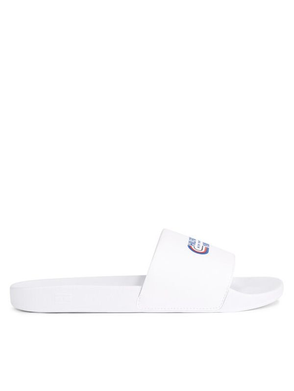 Tommy Hilfiger Tommy Hilfiger Natikači Rwb Hilfiger Oly Pool Slide FM0FM05019 Bela