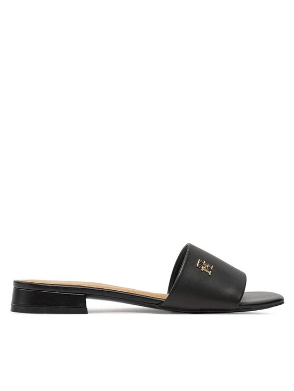 Tommy Hilfiger Tommy Hilfiger Natikači Th Flat Sandal FW0FW08290 Črna