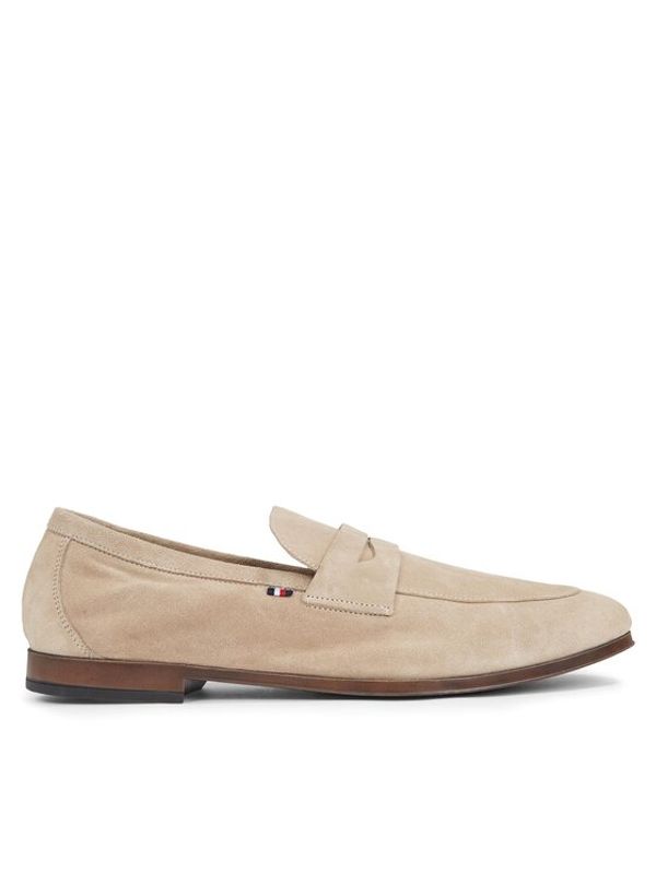 Tommy Hilfiger Tommy Hilfiger Nizki čevlji Casual Light Flexible Sde Loafer FM0FM04988 Bež