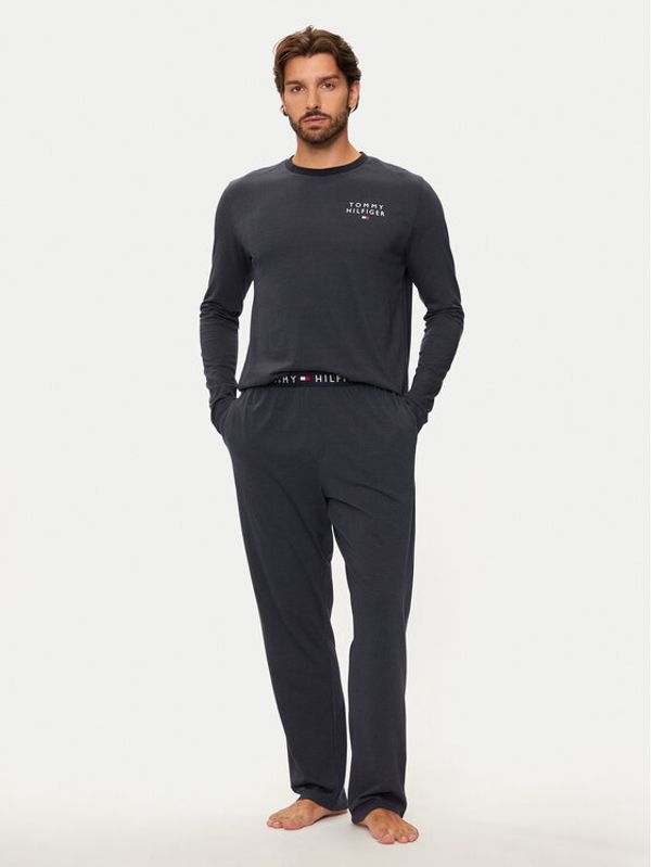 Tommy Hilfiger Tommy Hilfiger Pižama UM0UM03334 Mornarsko modra Relaxed Fit