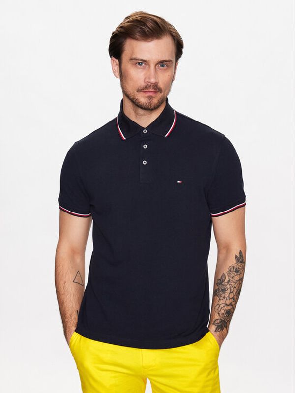 Tommy Hilfiger Tommy Hilfiger Polo majica 1985 Rwb Tipped MW0MW30750 Mornarsko modra Slim Fit