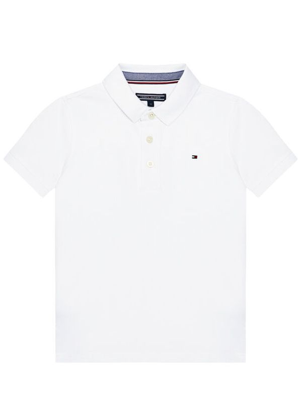 Tommy Hilfiger Tommy Hilfiger Polo majica Boys Tommy KB0KB03975 S Bela Regular Fit