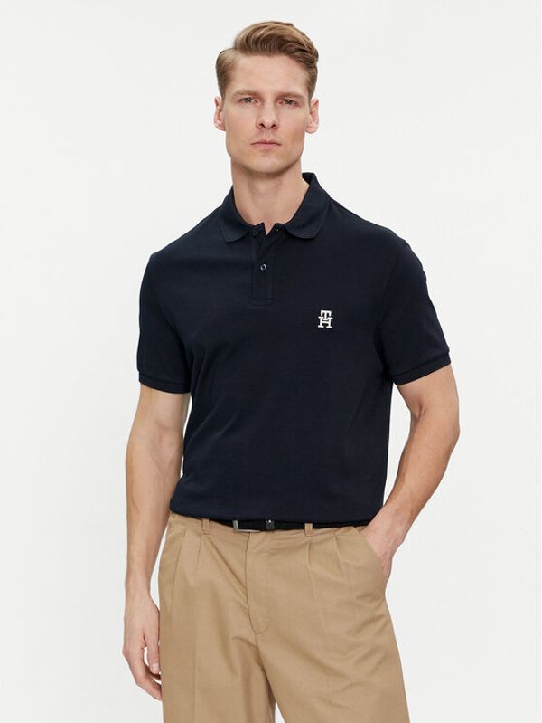 Tommy Hilfiger Tommy Hilfiger Polo majica Interlock MW0MW34783 Mornarsko modra Regular Fit