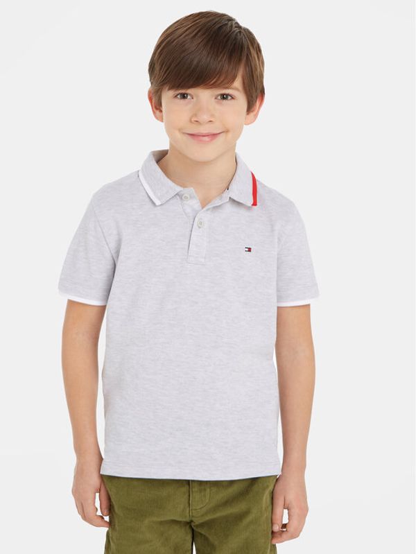 Tommy Hilfiger Tommy Hilfiger Polo majica KB0KB08534 Siva Regular Fit